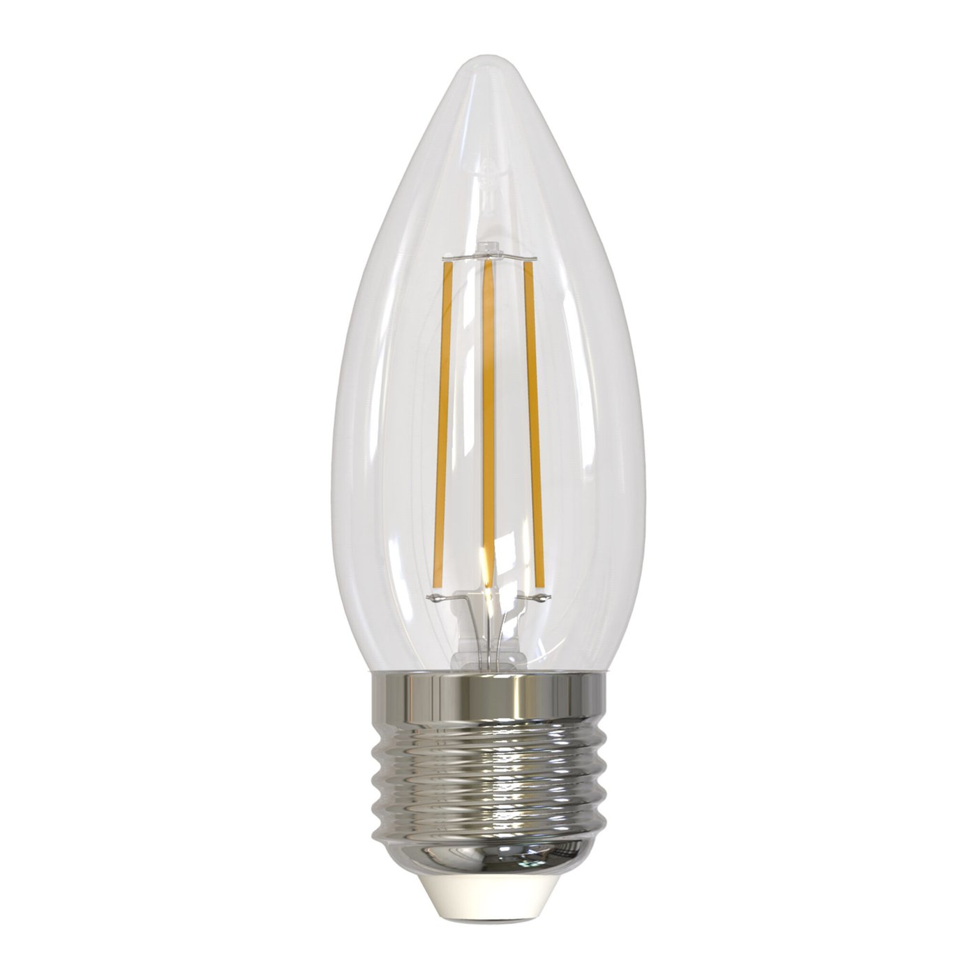 Decorative LED B11 Filament Bulb 5.5W E26 – Set of 3