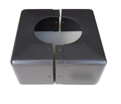 Round Tapered Steel Galvanized Light Poles 50′ x 11G (Two Piece Shaft)