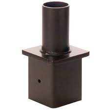 Square Pole Tenon Adaptors 5"