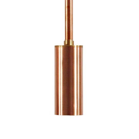 MR11 Copper Hanging Light 12" Copper Pole