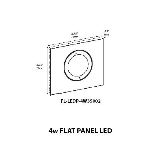 LED Round Egg Panel 5200K (Cool) w/277 Volt Driver