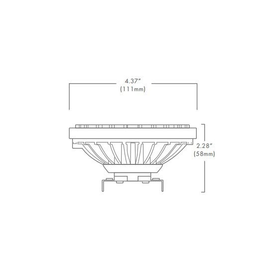 LED PAR36 7 Watts 3000K (Warm)