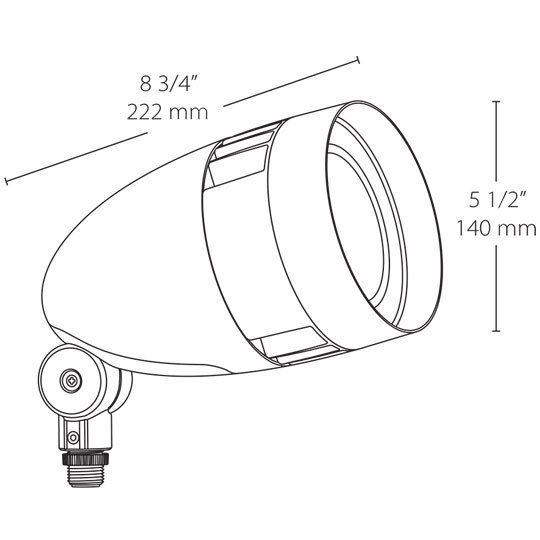 26W LED Flood Bullet Fixtures 5000K (Cool)