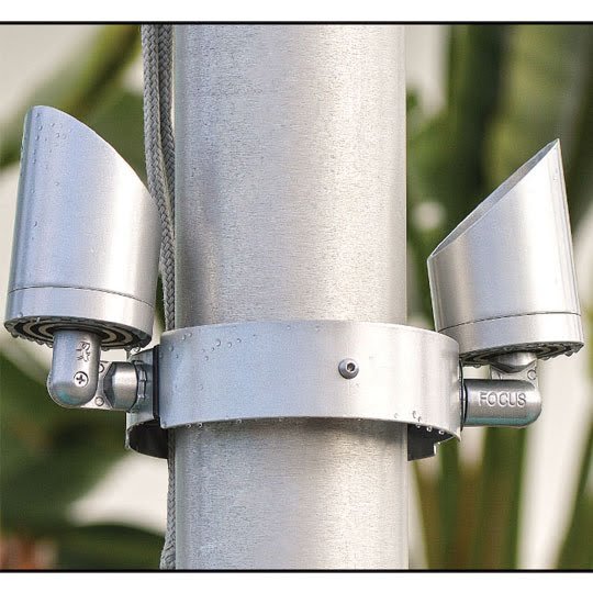 Flag Pole Mounting Ring (Fixtures Not Included) 120 Volts