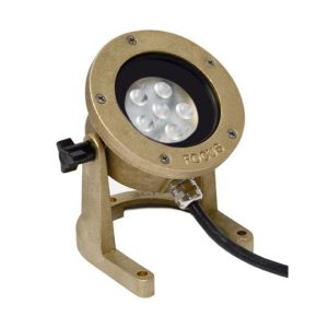 Underwater Light 20 Watt Cast Brass (With Aiming Bracket)