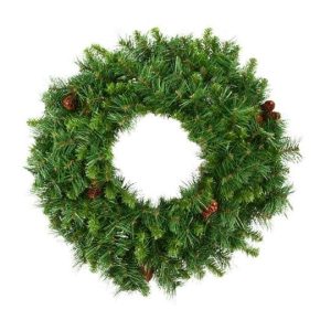 Unlit 84″ Cheyenne Pine Wreath