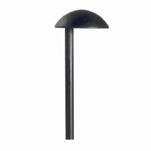 Mushroom Path Light Aluminum 9″
