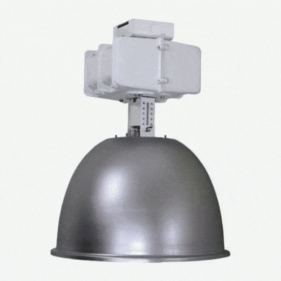 16" Spun Aluminum Metal Halide High Bay 400 Watts Metal Halide Drop Lens