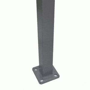 Straight Square Steel Light Poles 30′ x 5" x 11G