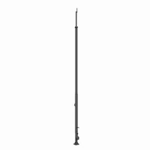 Galvanized Hinged Straight Square Steel Light Pole 20′ x 4" x 11/11