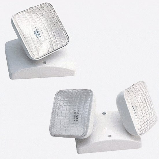 Remote Head Emergency Lights Dual Head 7.2 Watts