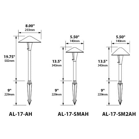 Replacement China Hat for AL17 & AL17SM Fixtures