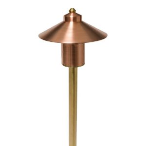 Copper 6″ China Hat Area Light