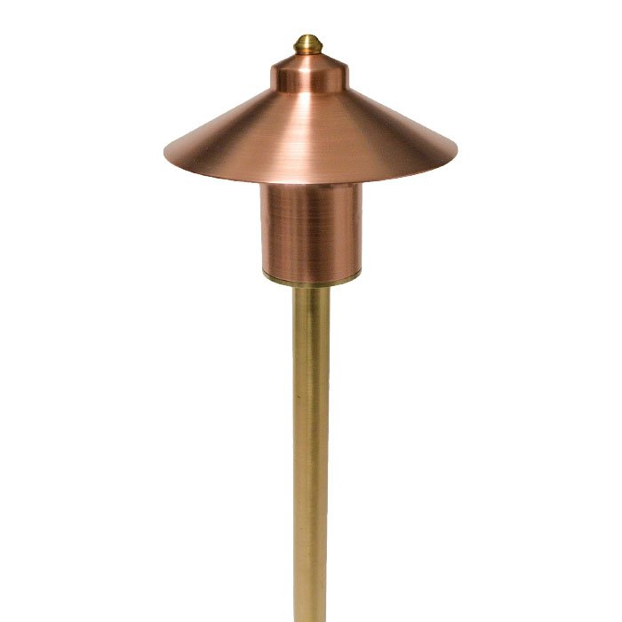 Copper 6″ China Hat Area Light
