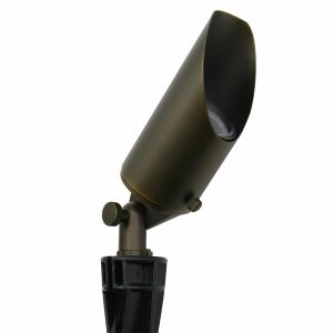 Adjustable Brass Uplight with Glare Control