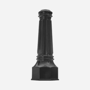Brandon 2PC3 Decorative Two Piece Pole Base for 3 Inch Round Poles