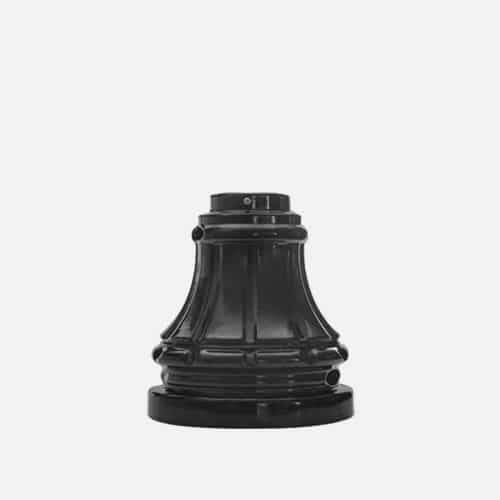 Brandon 2PCD Decorative Two Piece Pole Base for 3 Inch Round Poles