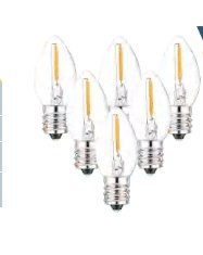 C9 Clear Plastic Bulb 2700K