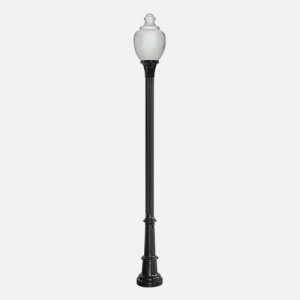 10′ 4″ Pole with 26A Acrylic Acorn Globe