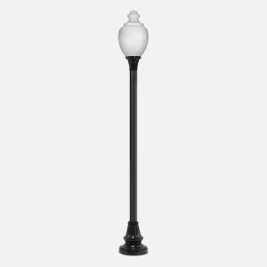 14′ 4″ Pole with 27A Acrylic Acorn Globe