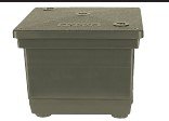 Replacement Cover for a Direct Burial Square Junction Box – 10″x10″