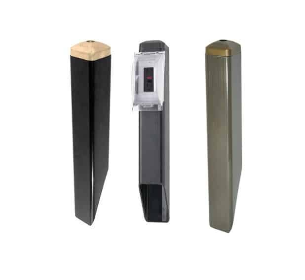 Mounting Pedestal Aluminum 120V (CAP ONLY)