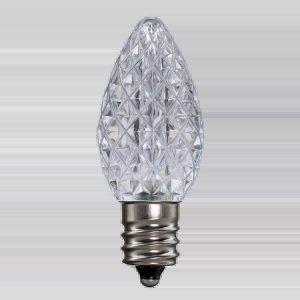 LED C7 Bulbs (Pack of 25) Warm White Faceted