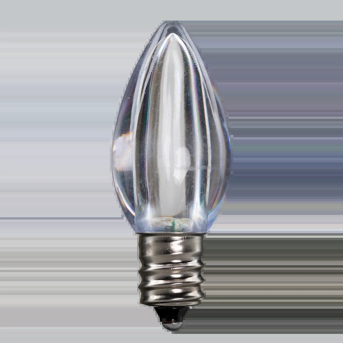 LED C7 Bulbs (Pack of 25) Warm White Smooth Transparent