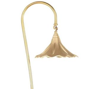 4W LED CAST BRASS ORIENTAL HAT 8″