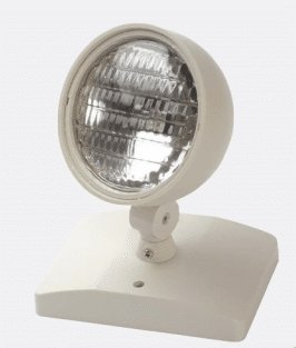 Round Remote Head Emergency Lights Single Head 12 Watts