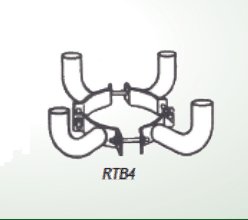 Wood Pole Bracket Quad Tenon