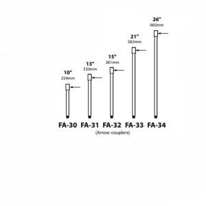 10” Extension Wand, No Coupler 1/2” NPS