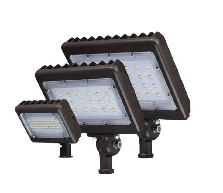 LED area light fixture for parking lots