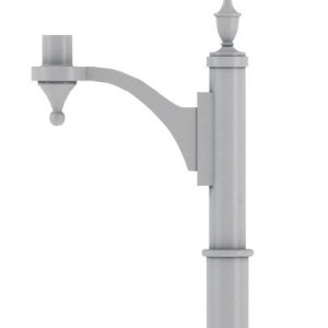 Tenon Mounted Arm with Finial