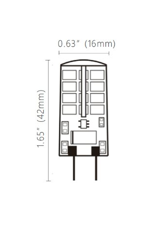 Dimmable 3W 2700K Landscape Bulb set of 2