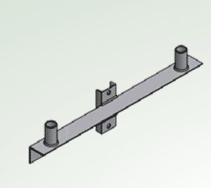 Angle Iron Cross Arms (Wood Poles) 2 Light