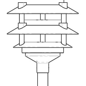 Replacement Pagoda Center Tier