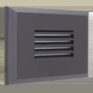 LED SGL Step Light Horizontal Louver