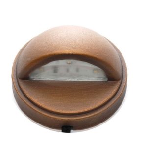 Surface-Mounted Mini Dome Step Light, Bi-Pin