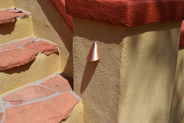 SL59 Surface Dome Step Light Post/Surface (No Lamp)