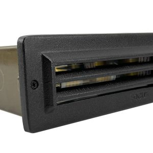 a black rectangular object with a metal frame