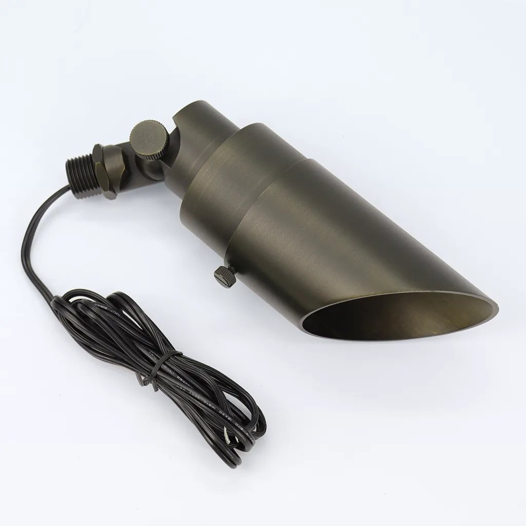 CLS E01B Edge Series Solid Cast Brass Smart RGB+CCT Integrated LED Up Light (20W) view 3