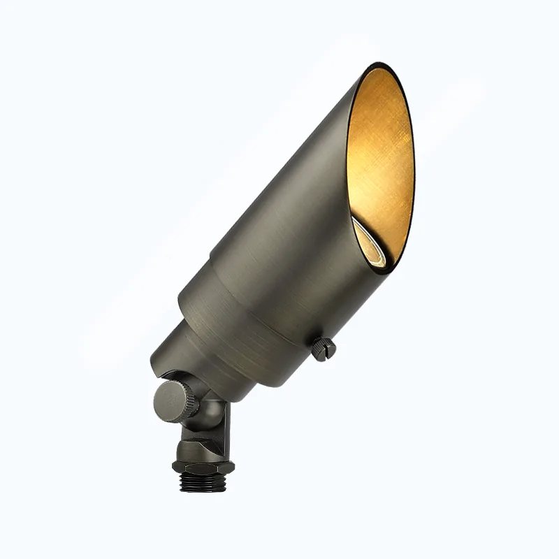 CLS E01M Edge Series Solid Cast Brass Integrated LED Up Light (5-10-15-20W)
