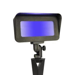 CLS E02B Edge Series Solid Cast Brass Smart RGB+CCT Integrated LED Flood Light (25W)