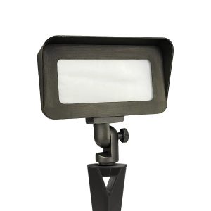 CLS E02M Edge Series Solid Cast Brass Field-Selectable LED Flood Light