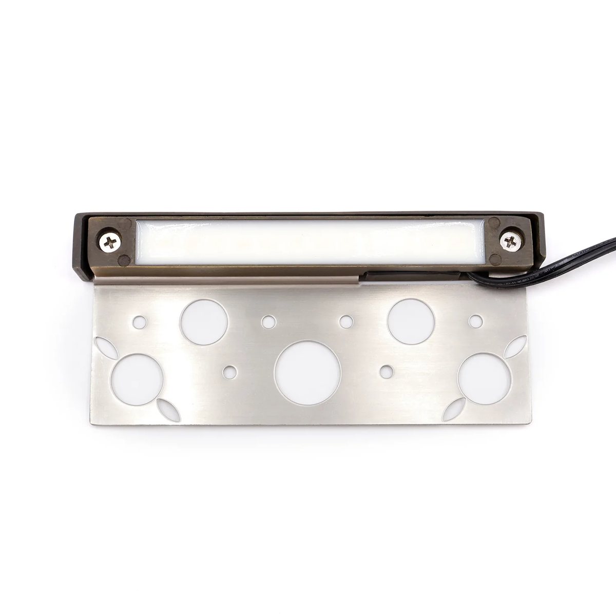 CLS HL10B 7" Solid Cast Brass Integrated LED Hardscape Light (3W) view 4