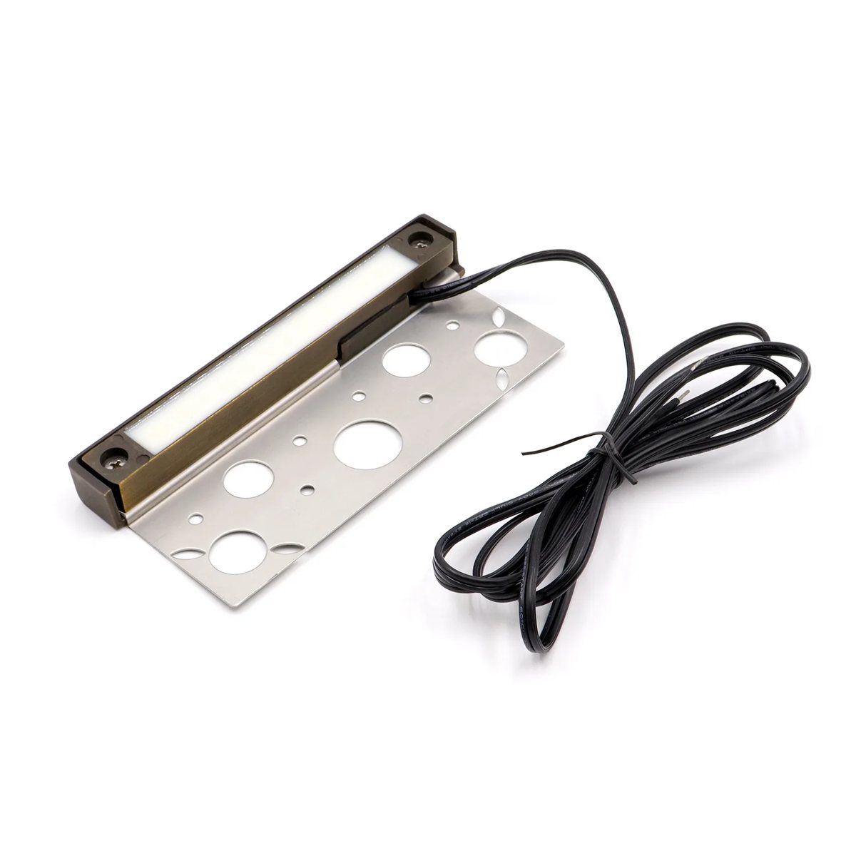 CLS HL11B 7" Solid Cast Brass Integrated LED Hardscape Light (4W) view 2