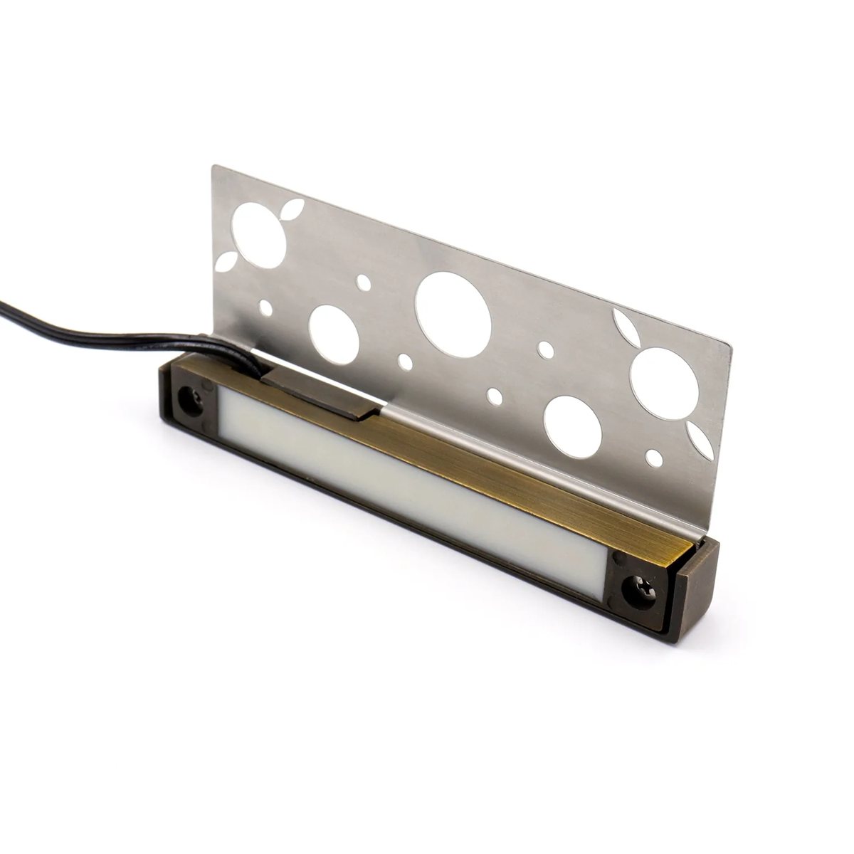 CLS HL11B 7" Solid Cast Brass Integrated LED Hardscape Light (4W) view 3