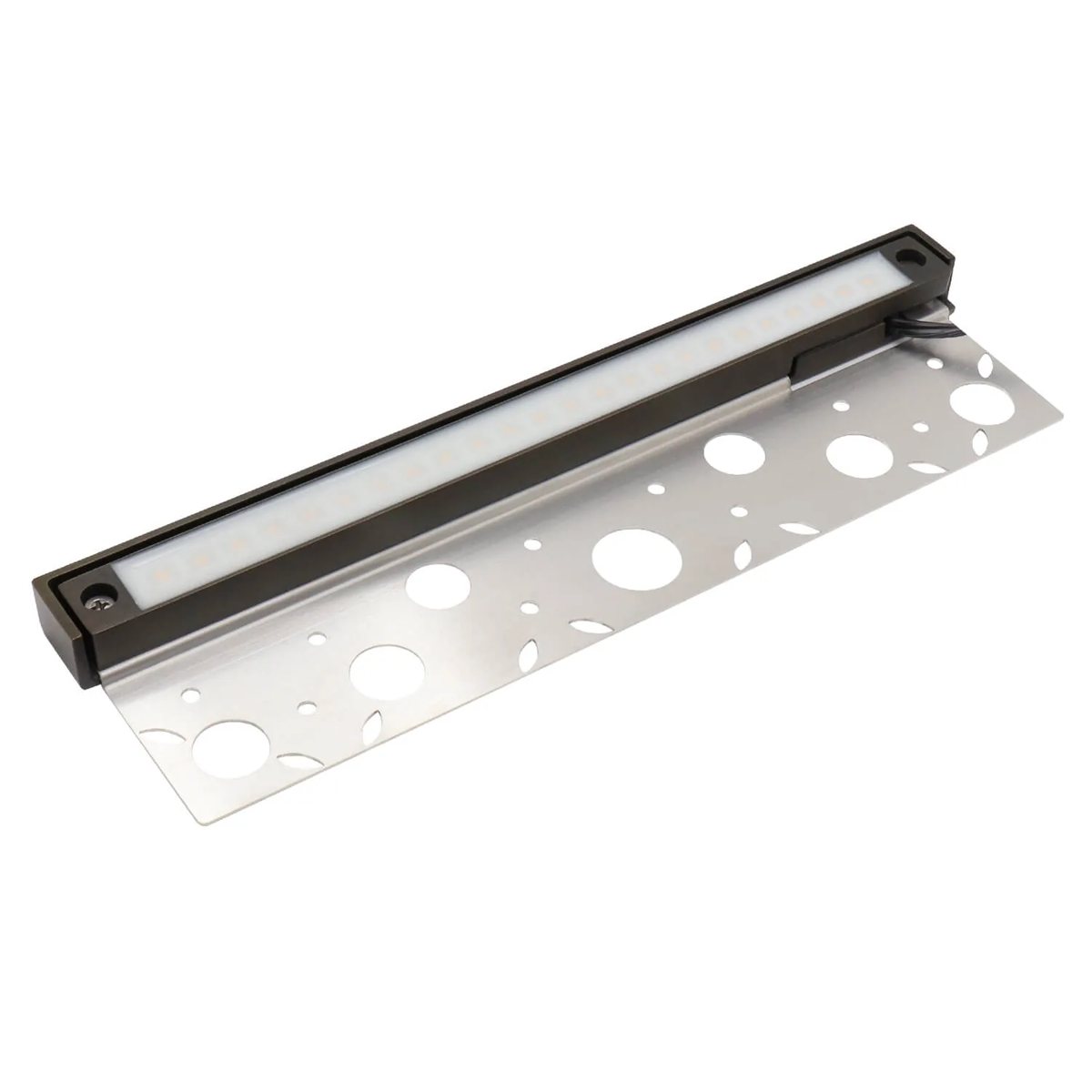 CLS HL12B04 12" Solid Cast Brass Integrated LED Hardscape Light (4W)