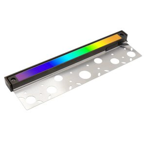 CLS HL12B04-R 12" Solid Cast Brass Smart RGB+CCT Integrated LED Hardscape Light (4W)